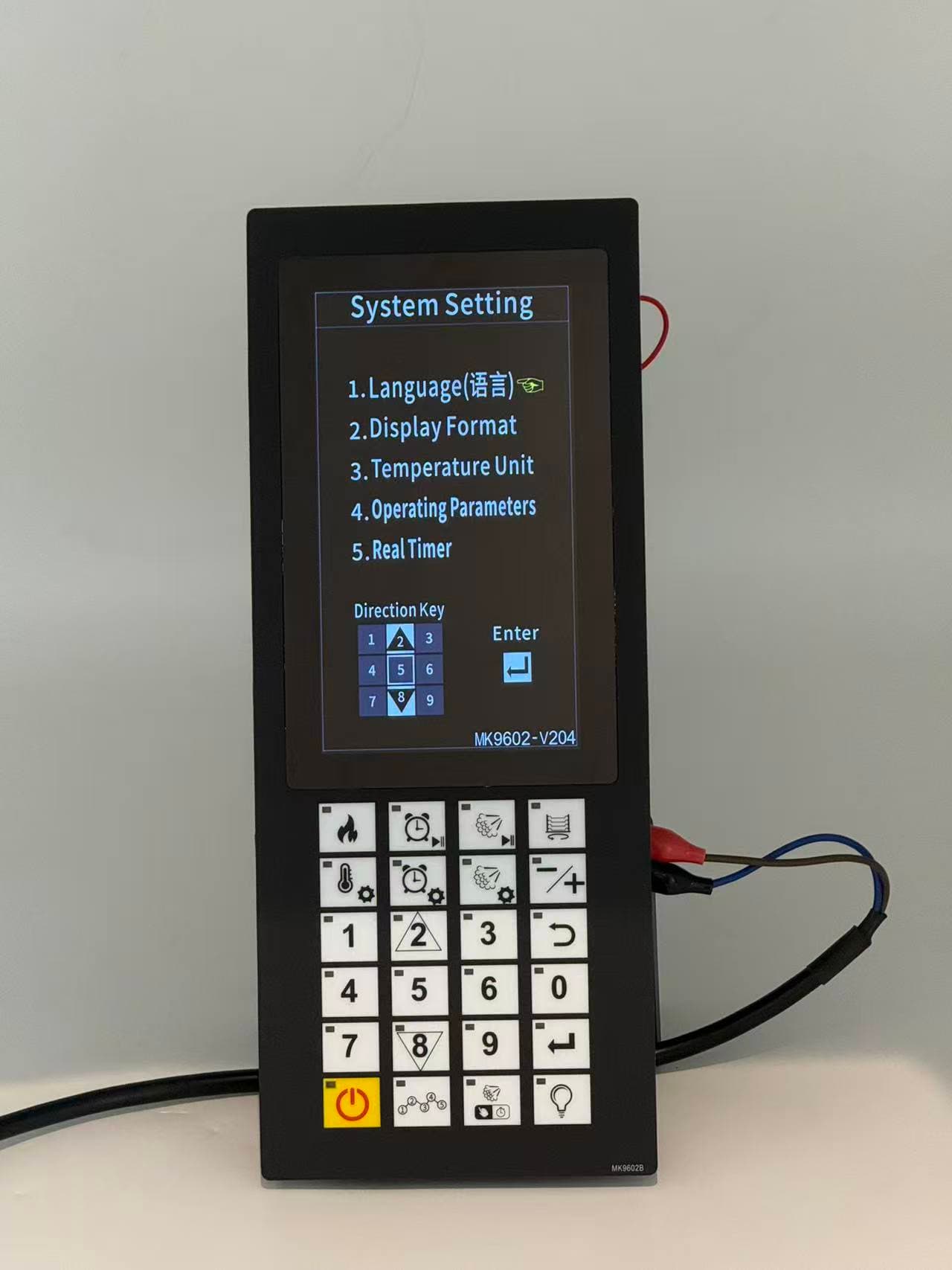 Intelligent Temperature Controller for Convection Oven LCD Display IP65 Rated Plastic Material OEM/ODM Customizable Model MK9602 detail 4