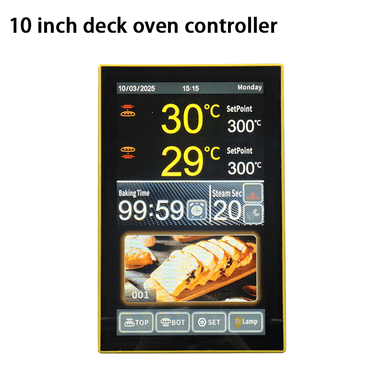 10 Inch LCD Touch Screen Thermostat Intelligent Knob Oven/Deck Oven Temperature Control MEIKONG MK5A08 1C OEM/ODM thumbnail 3