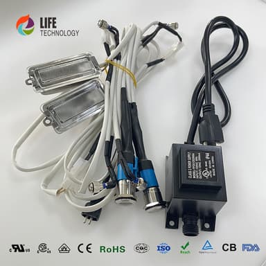 Customizable Gas/Electric High-Temperature Resistant Oven Lighting System Glass Steamer Grill BBQ Components Kit Outdoor thumbnail 5