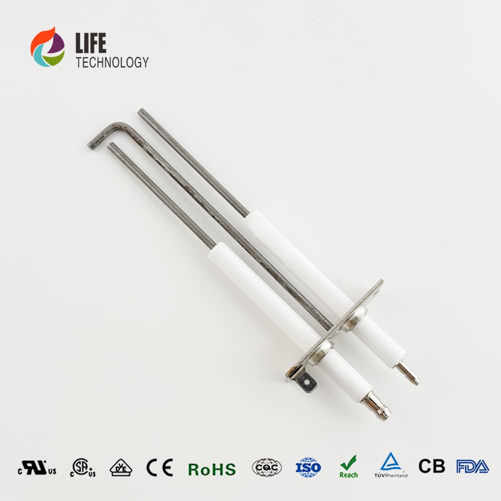 Factory Supply FERROLI 39830280 Essential 95% Alumina Insulating Ceramic Ignition Electrode Gas Igniter Three Pins detail 4