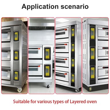 Commercial Multi Layer Safety Protection Oven Spare Parts 6 Zone Independent Temperature Controller for Various Layer Oven thumbnail 3