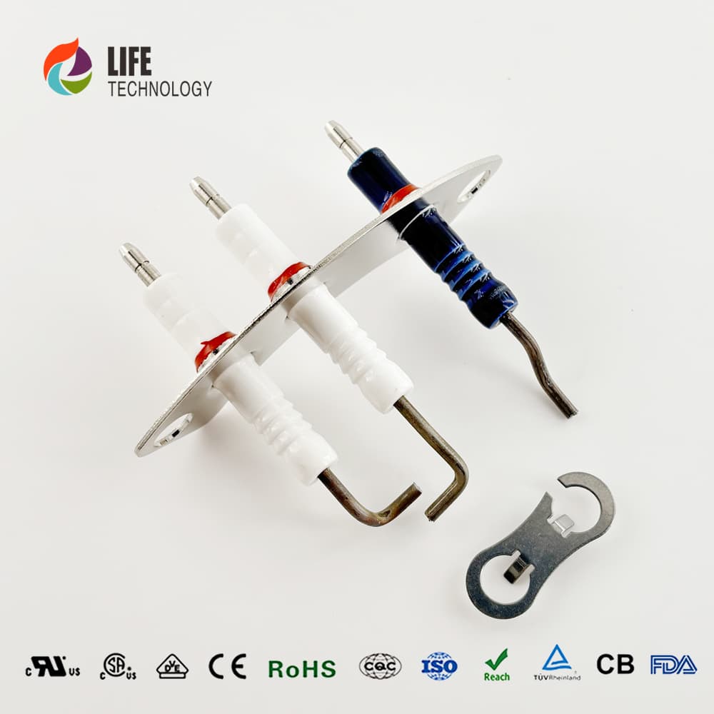 Worcester 87161163810/87181070870 Insulating Ceramic Flame Monitoring Ignition Electrode Kit Gas Boiler for Gas Boiler detail 3