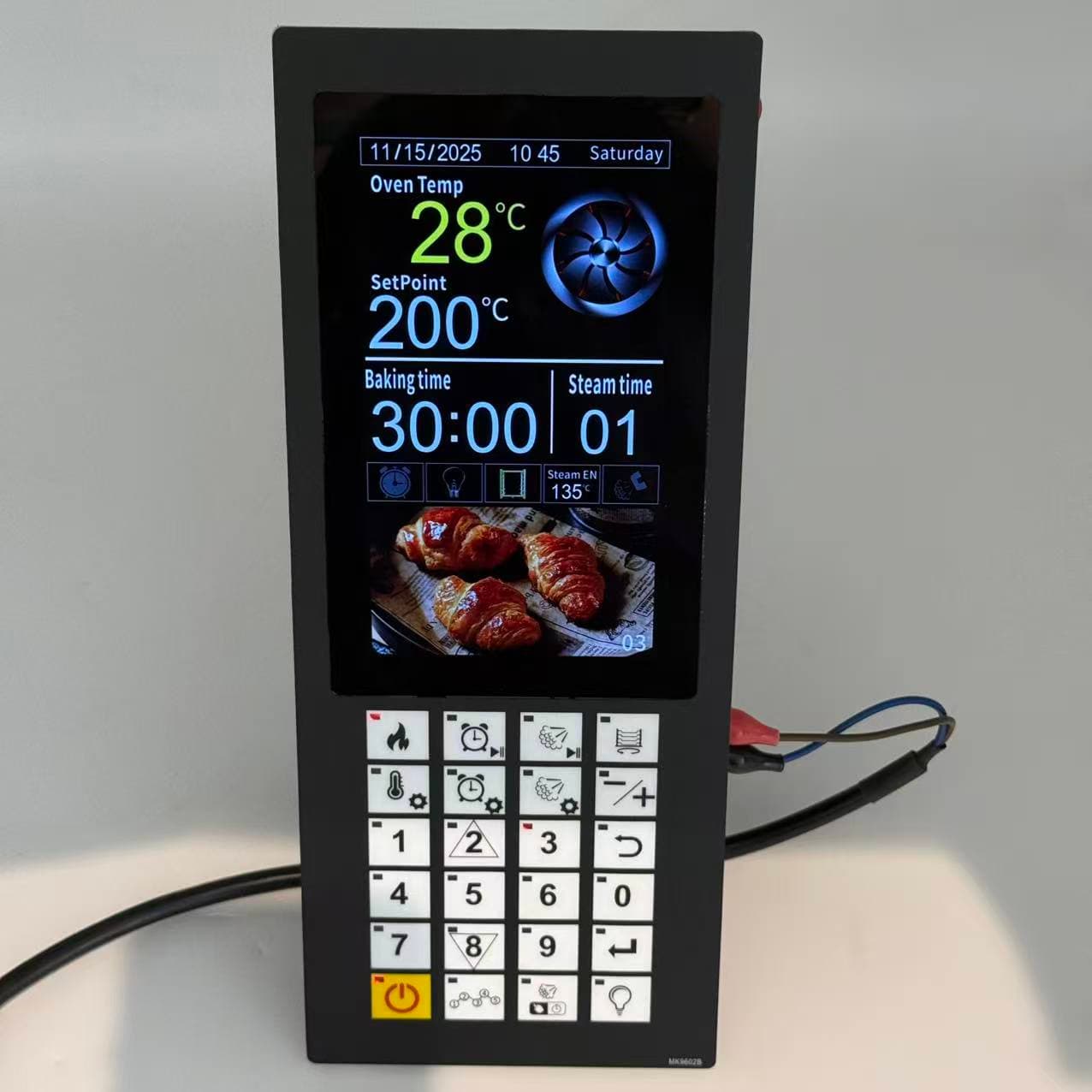 Intelligent Temperature Controller for Convection Oven LCD Display IP65 Rated Plastic Material OEM/ODM Customizable Model MK9602 detail 5