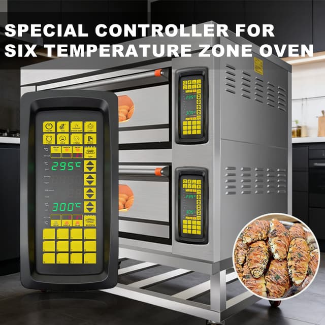 MEIKONG Quality Guarantee Waterproof Durable Control Panel High-speed CPU Special Controller for Six Temperature Zone Oven