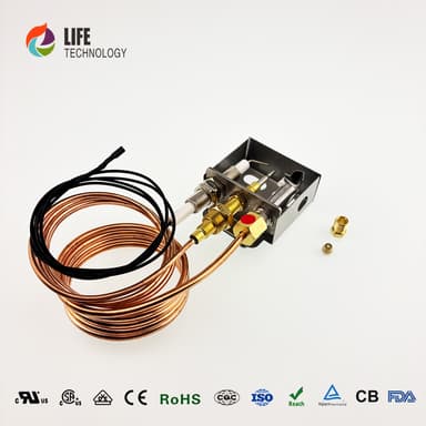 Replacement Parts for Propane Gas Fire Pit Heater, ODS pilot Flame Igniter Assembly Kit thumbnail 4