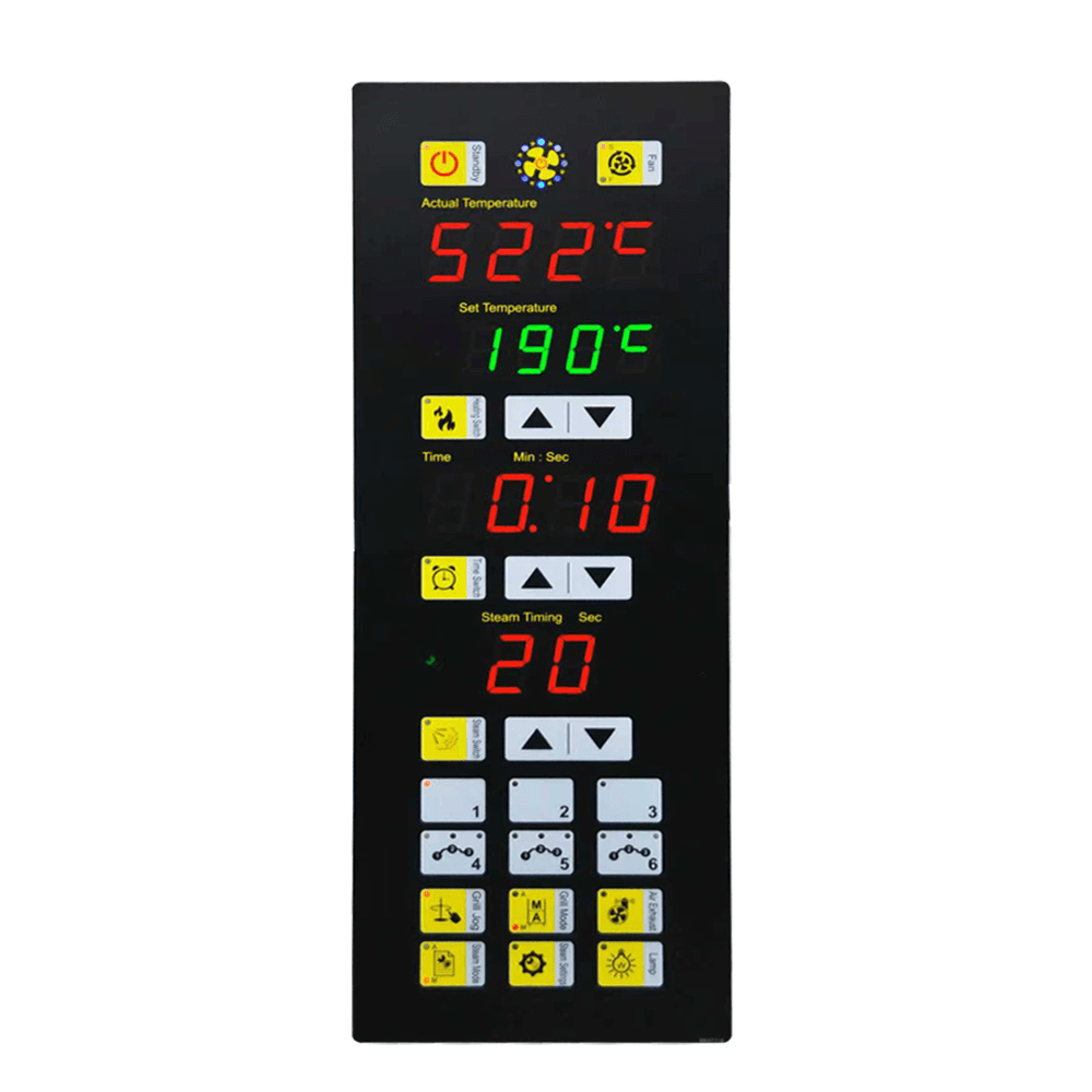 High Quality MEIKONG Plastic ODM Kitchen Oven Temperature Controller Large Rotary Button Thermostat IP65 Rated LED Display
