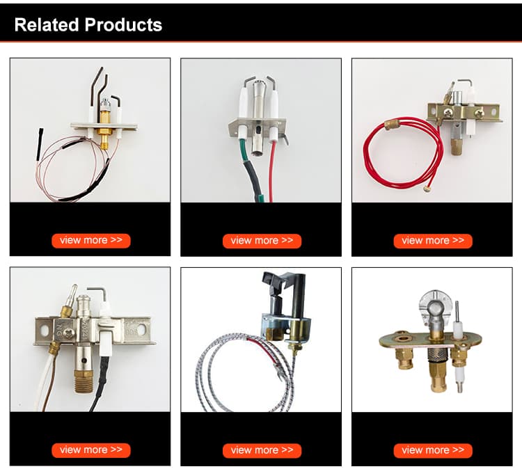 Sinopts Gas Water Heater Spare Parts pilot burner Gas Assembly with  Thermopile Ods with 36 Inch Thermopile detail 6
