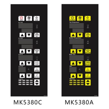 Customized MEIKONG MK5380 Intelligent Thermostat Control Panel Button High Quality Plastic Temperature Controller 1C thumbnail 3