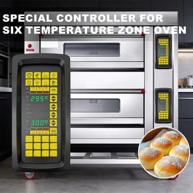 MEIKONG Good Price Commercial Bakery Oven Spare Parts 6 Zone Temperature Controller with High Accuracy 1℃ 220V thumbnail 2