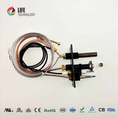 Sinopts Gas Water Heater Spare Parts pilot burner Gas Assembly with  Thermopile Ods with 36 Inch Thermopile thumbnail 4