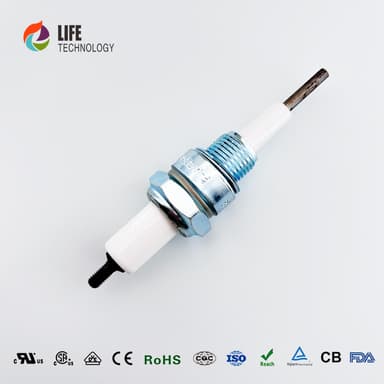 Used German Beru 95% Alumina Insulating Ceramic Ignition Electrode ZE14-12-35 A1 Spark Plug Electrode Kit for Boiler Parts thumbnail 5