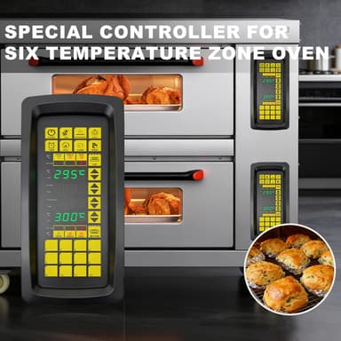 MEIKONG Good Price Commercial Bakery Oven Spare Parts 6 Zone Temperature Controller with High Accuracy 1℃ 220V thumbnail 1