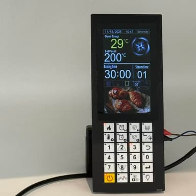 Intelligent Temperature Controller for Convection Oven LCD Display IP65 Rated Plastic Material OEM/ODM Customizable Model MK9602 thumbnail 3