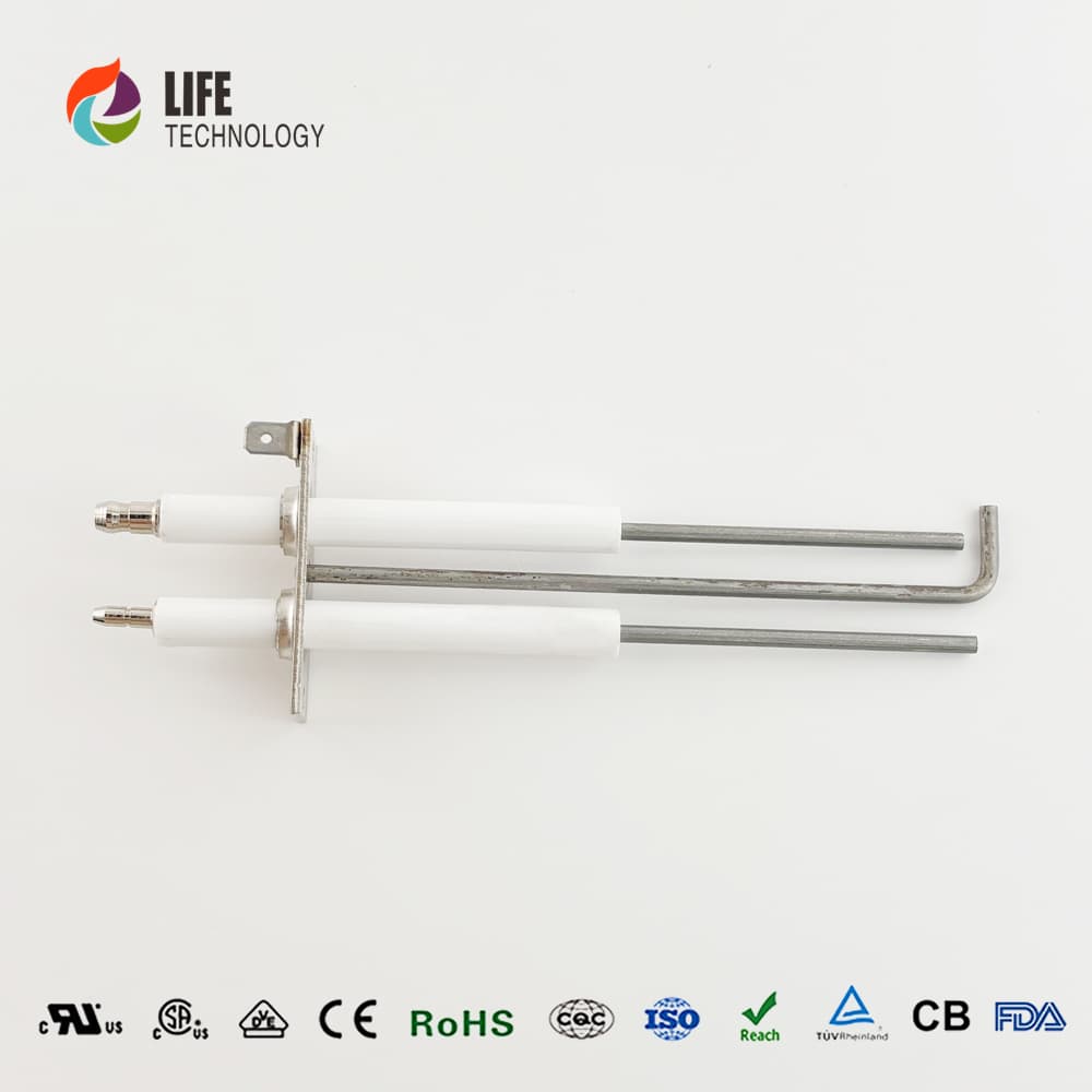 Factory Supply FERROLI 39830280 Essential 95% Alumina Insulating Ceramic Ignition Electrode Gas Igniter Three Pins detail 5