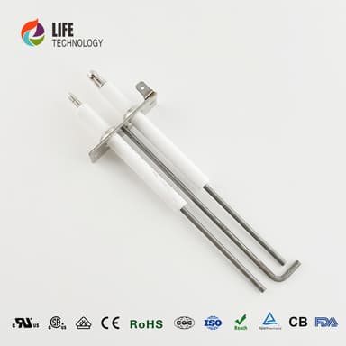 Factory Supply FERROLI 39830280 Essential 95% Alumina Insulating Ceramic Ignition Electrode Gas Igniter Three Pins thumbnail 2