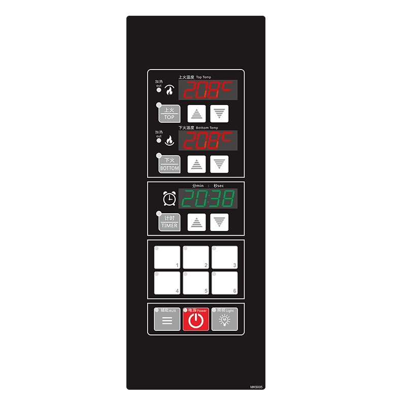 MEIKONG 220V Bimetal Thermostat Control Panel MK5005 ABS Plastic Commercial Kitchen Oven Temperature Controller Button 1C detail 1
