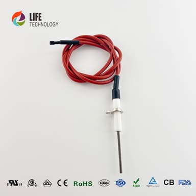 Ceramic Spark Plug Ignition Electrode Rod with Needle Thread Lead JJJ008620290 BAXI Gas Burner Combination Boiler Parts thumbnail 5