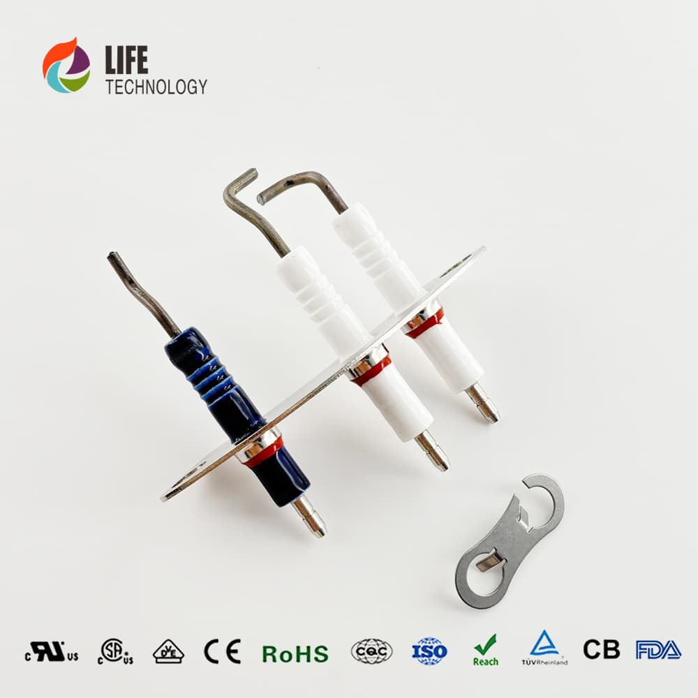 Worcester 87161163810/87181070870 Insulating Ceramic Flame Monitoring Ignition Electrode Kit Gas Boiler for Gas Boiler detail 4