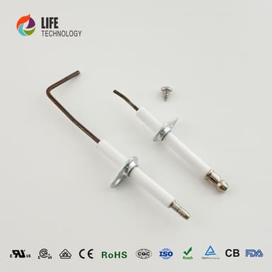 FERROLI 39814080 High Performance Alumina Insulating Ceramic Ignition Electrodes Essential Boiler Parts thumbnail 2