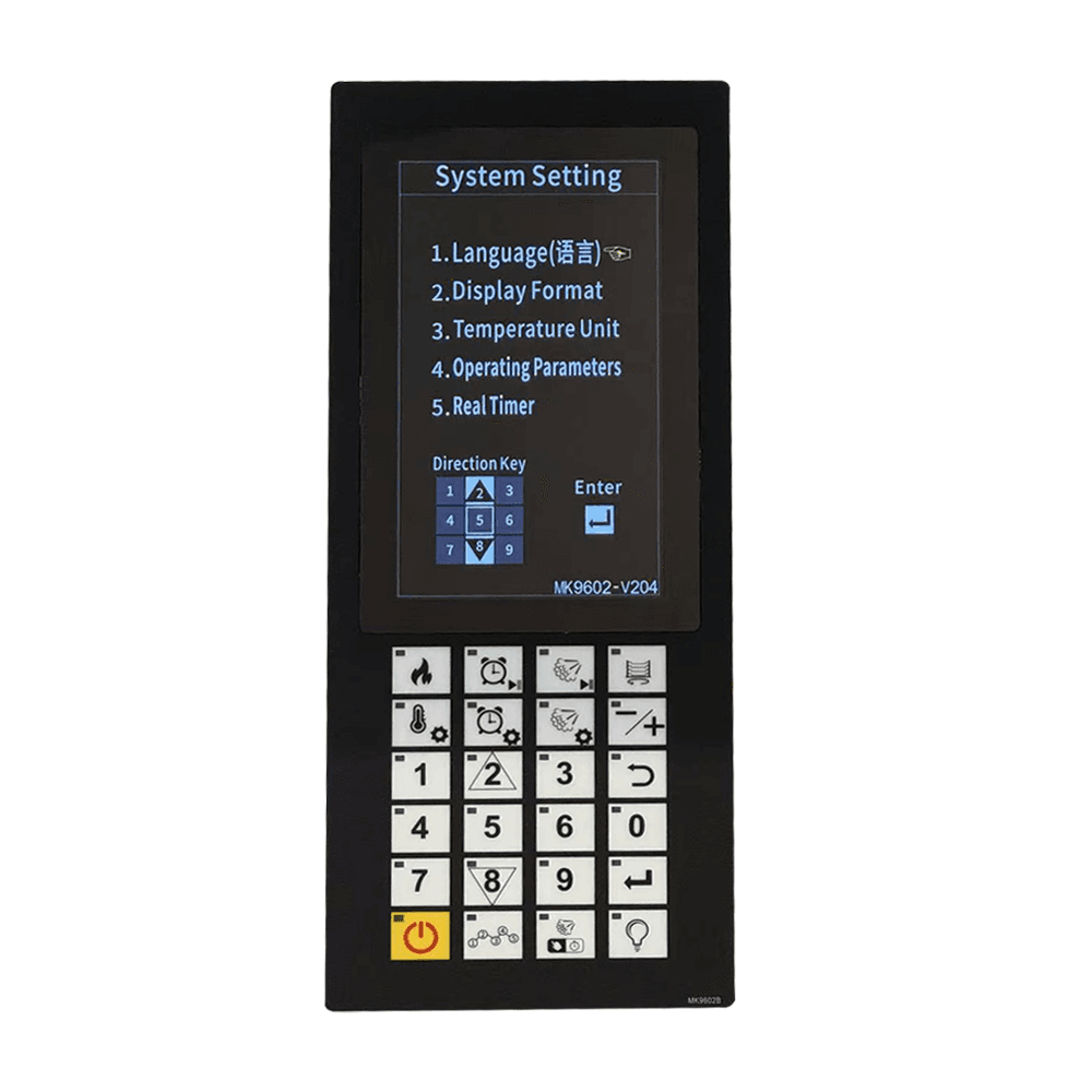 Intelligent Temperature Controller for Convection Oven LCD Display IP65 Rated Plastic Material OEM/ODM Customizable Model MK9602 detail 1