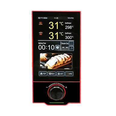 Hot Sale 7-Inch Touch Screen Plastic OEM/ODM IP68 Rated 1C Accuracy Shuttle Thermostat Oven Temperature Controller MK5L29 thumbnail 1