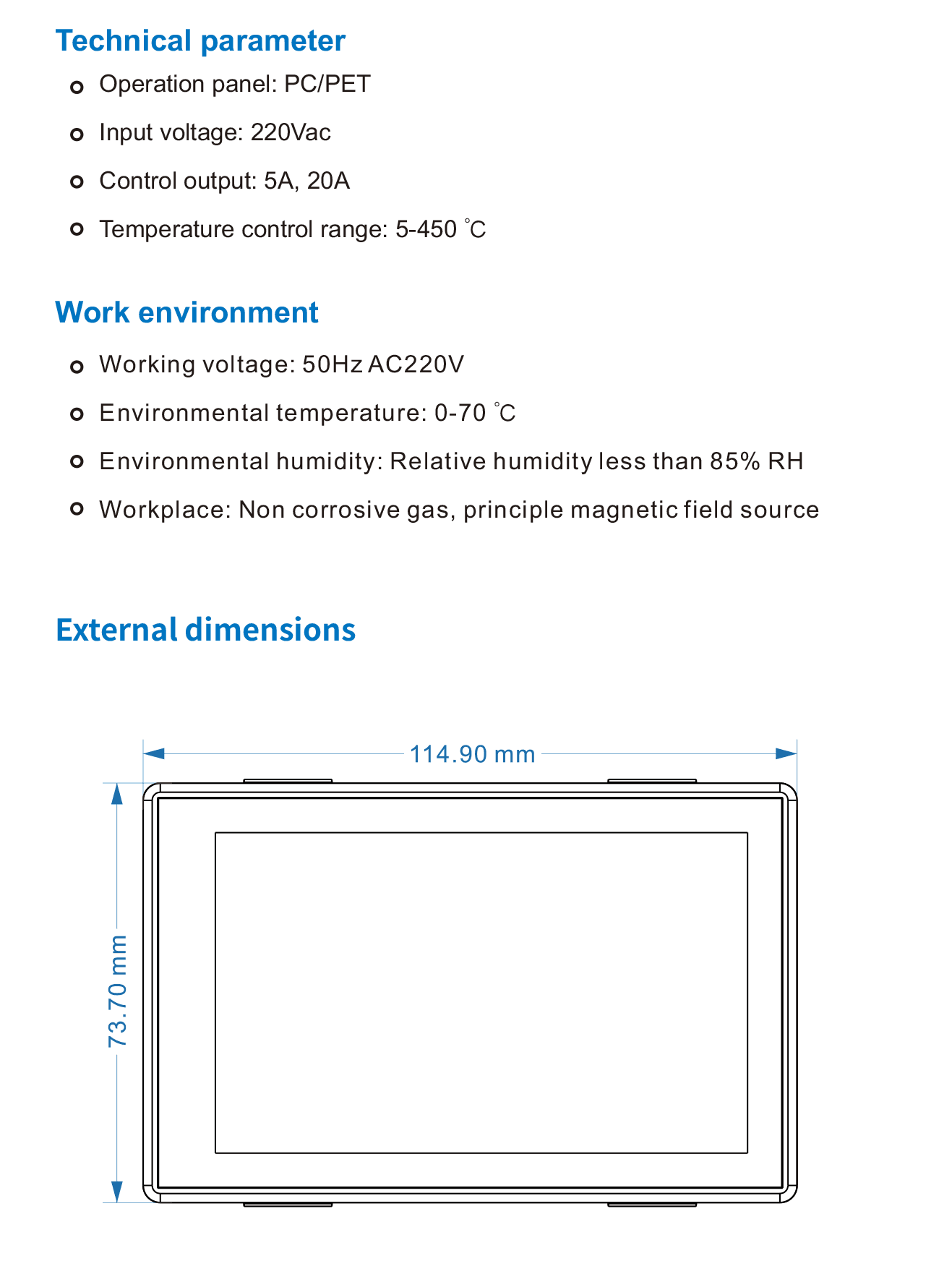 Professional Commercial Kitchen Thermostat Bakery Controller PCB MK5L99 Hot Sales Touch Screen Baking Oven Parts Plastic ODM detail 8