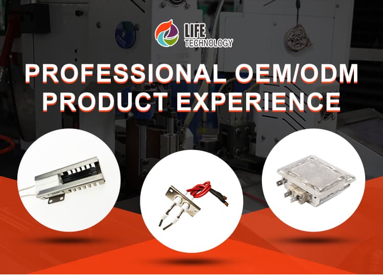 120V High-Temperature Silicon Nitride Ceramic Heater Electric Igniter Universal Replacement for Furnace Boiler Heating detail 7